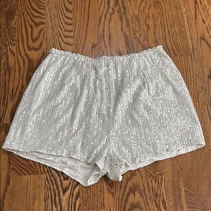 Sequin Embellished Women's Shorts